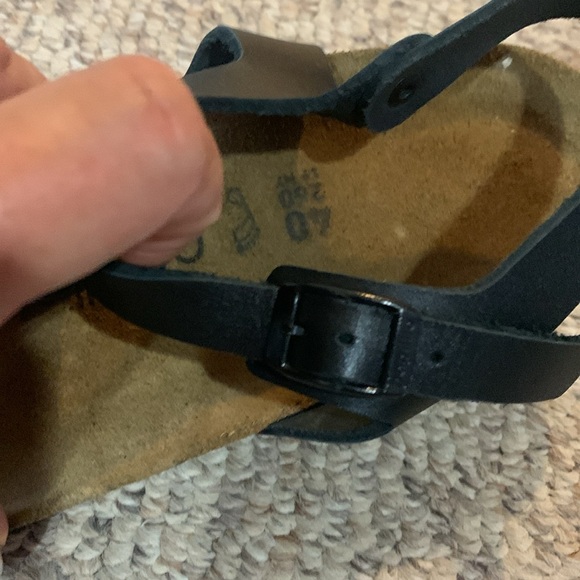 Birkenstock black Papillio Gizeh Solely wedge sandal shoes sz 9 - Picture 4 of 7